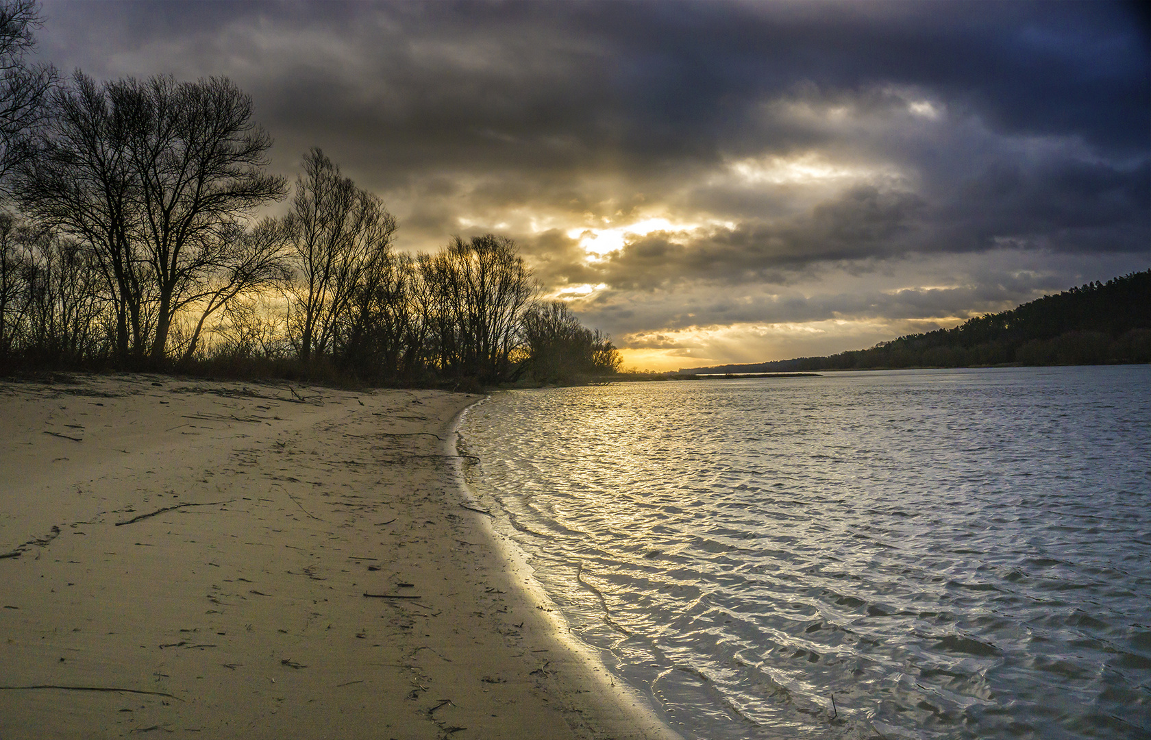 Elbestrand im Winter (ohne Schnee, sorry)