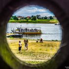 Elbfähre Niederpoyritz bei Dresden