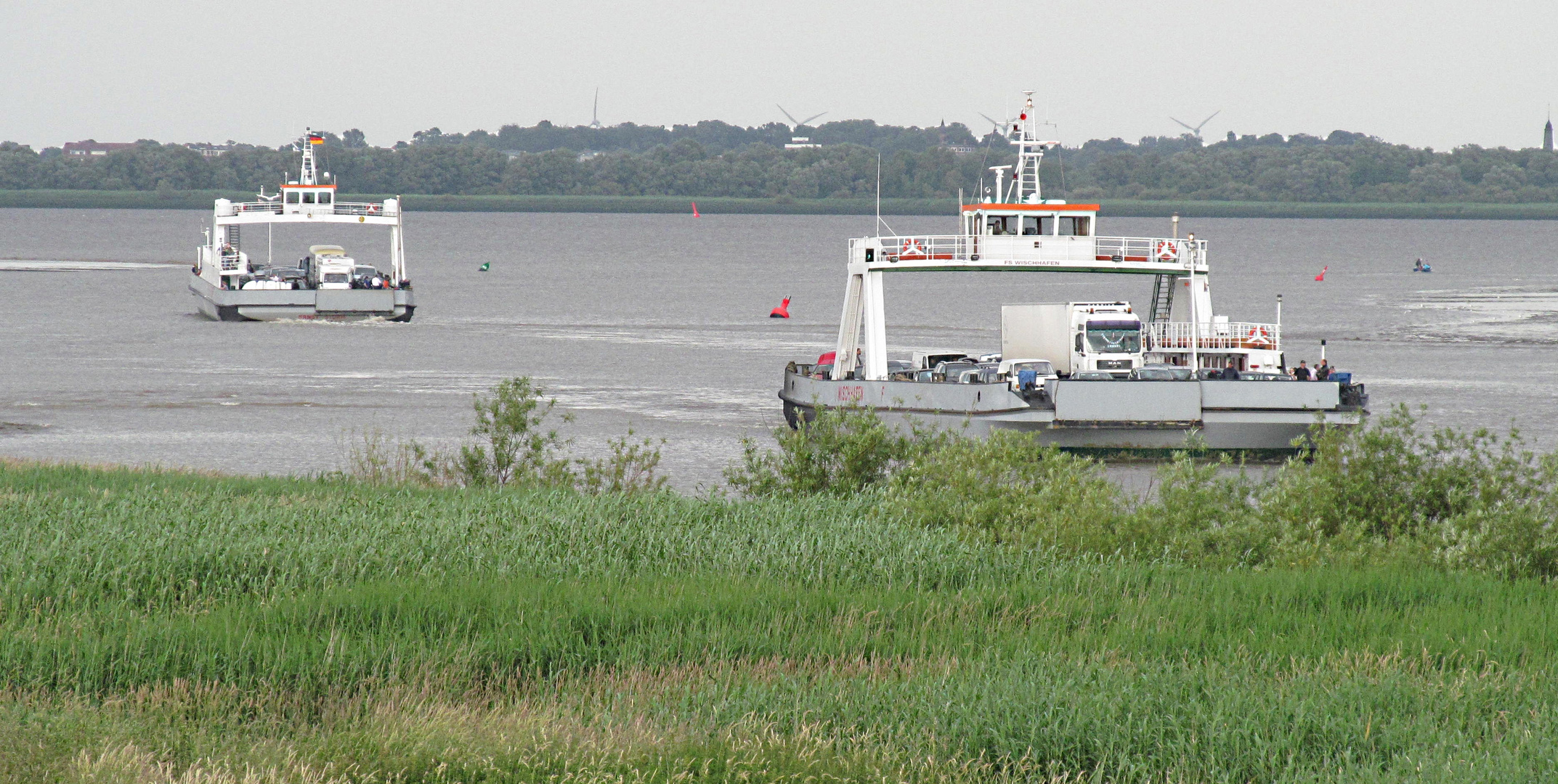 Elbfaehre Wischhafen - Glücksstadt