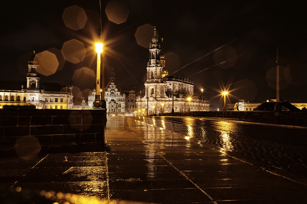 Elbflorenz bei Regen