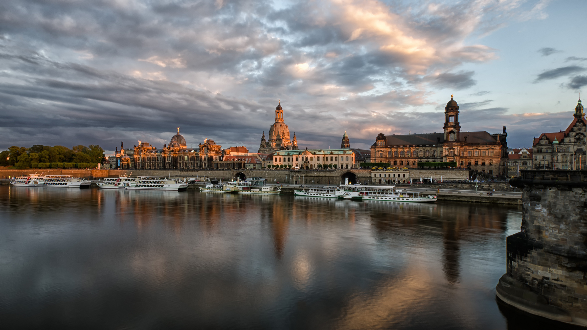 Elbflorenz im letzten Abendlicht