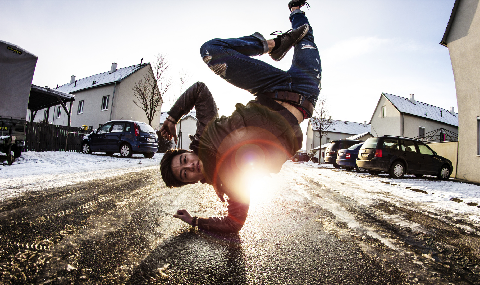 Elbow Freeze Bboy Graphix