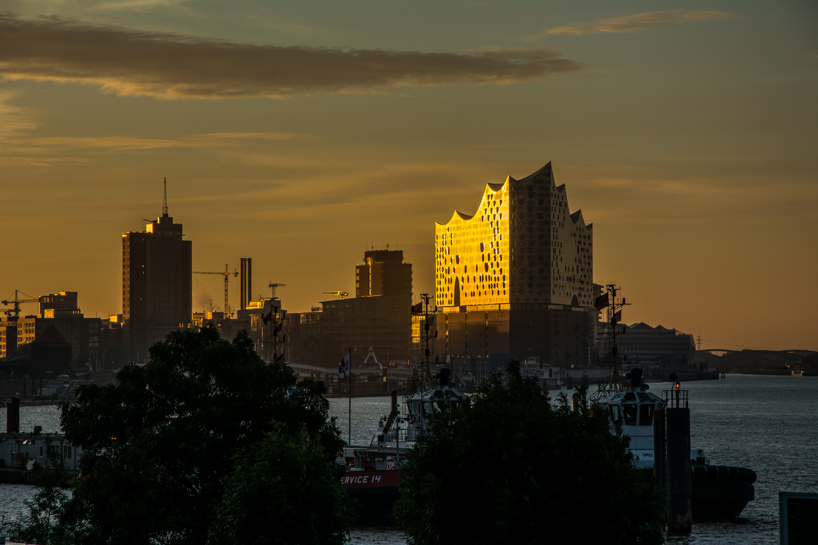 Elbphilharmonie am Morgen