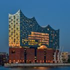 Elbphilharmonie beim Sonnenuntergang 