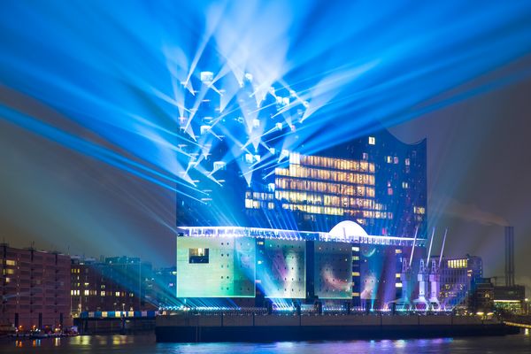 Elbphilharmonie - blau