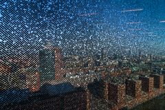 Elbphilharmonie ... Fensterscheibe bedruckt