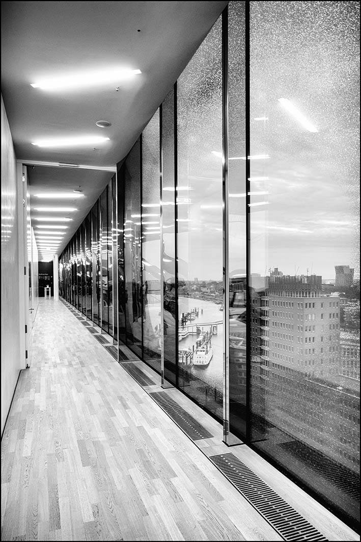 Elbphilharmonie Gänge mit Ausblick