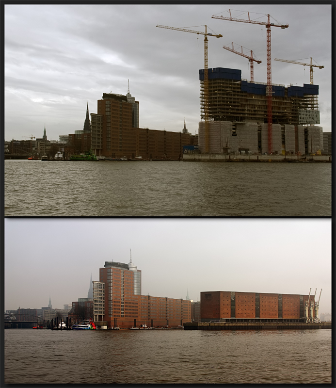 Elbphilharmonie Gegenwart und Vergangenheit