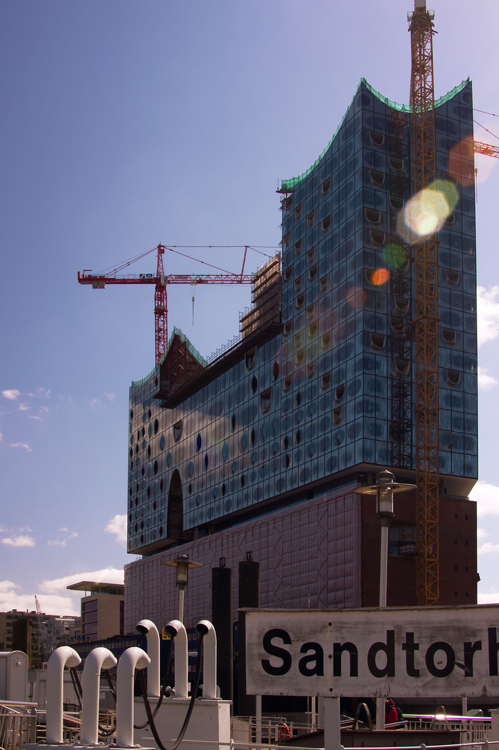 Elbphilharmonie im Bau