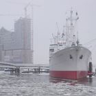 Elbphilharmonie im Nebel