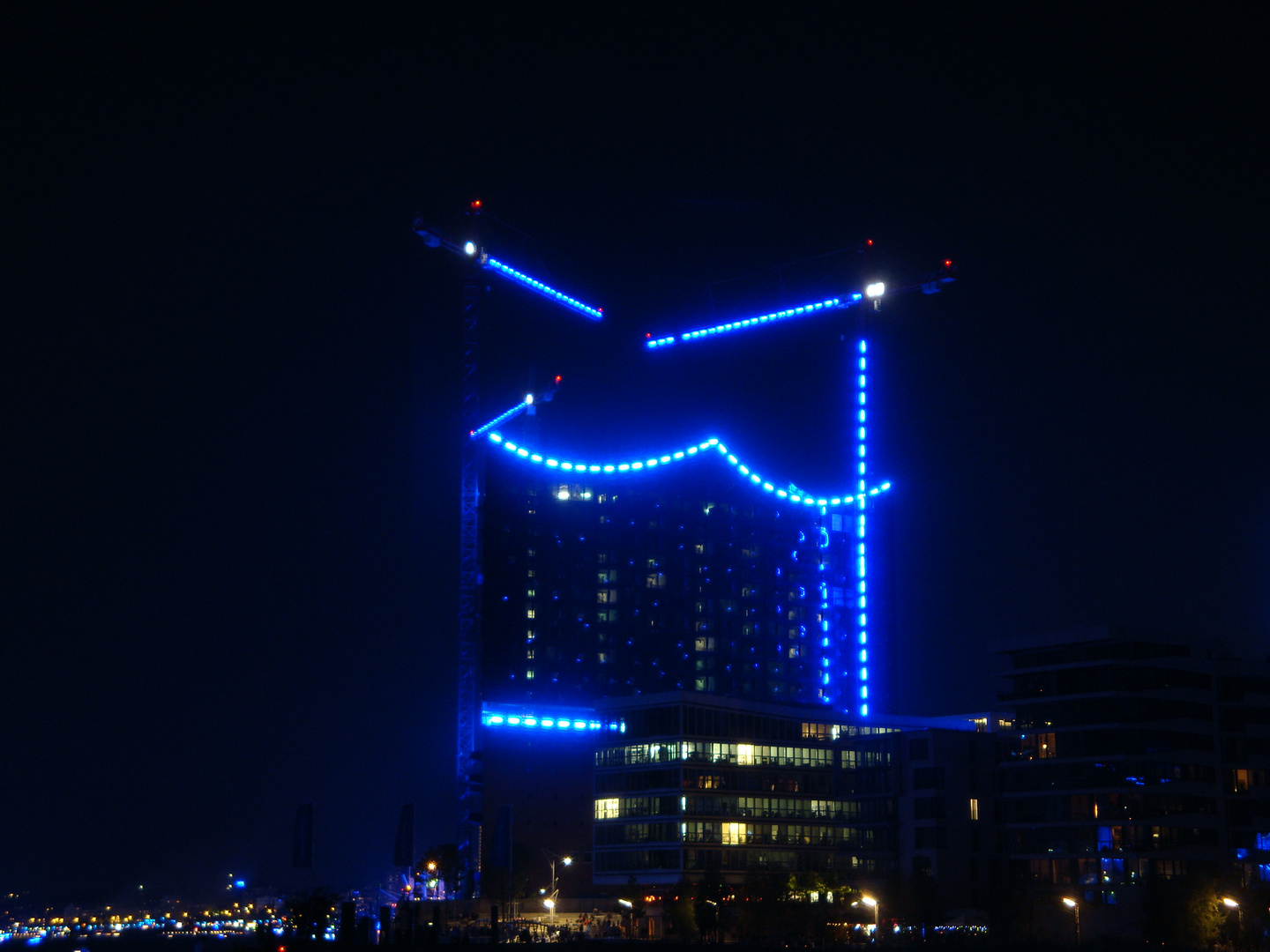 Elbphilharmonie in Blau 2