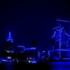 Elbphilharmonie in blau