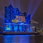 Elbphilharmonie in blau