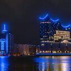 Elbphilharmonie in blue