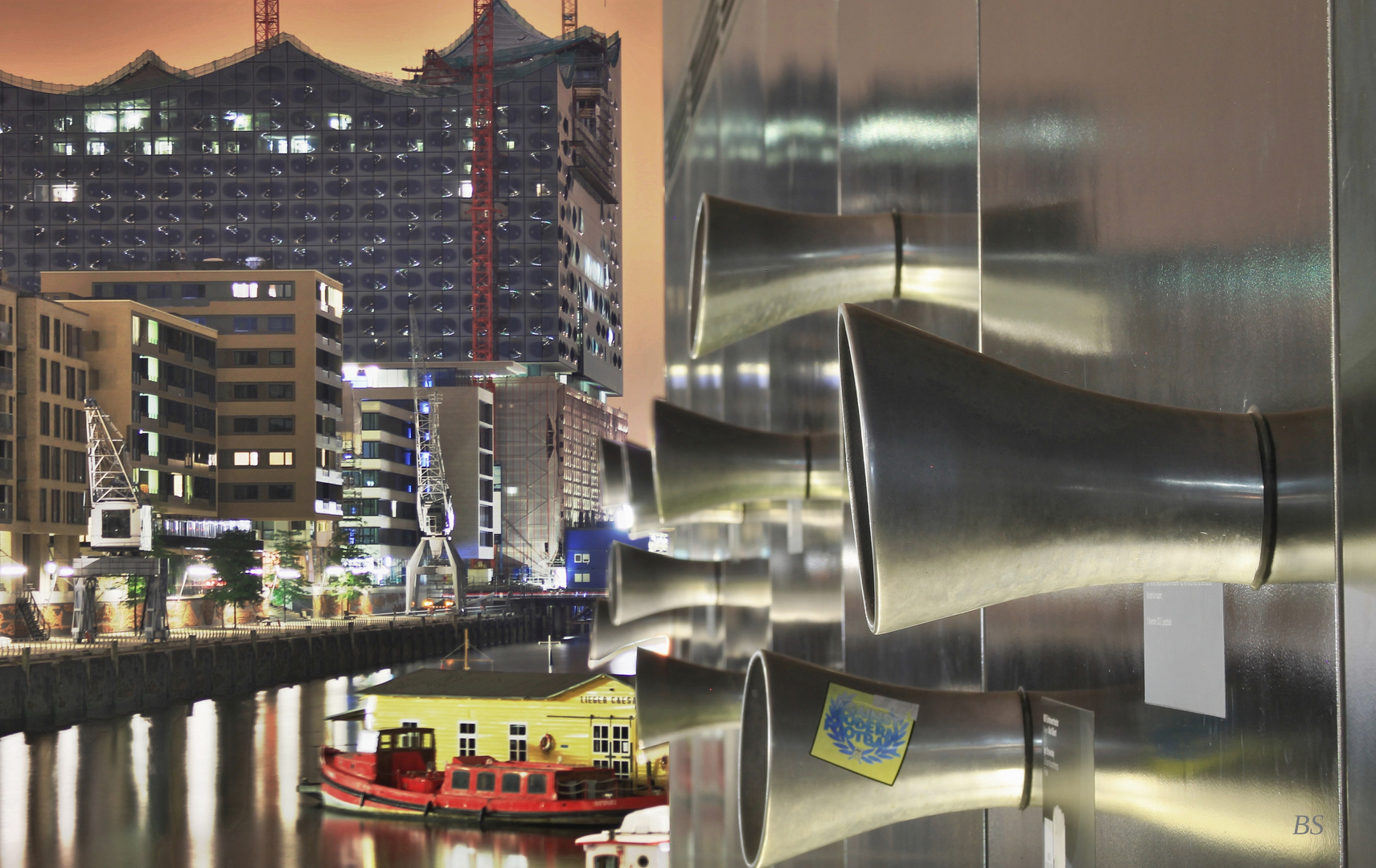 Elbphilharmonie und dessen Pavillon