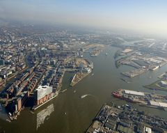 Elbphilharmonie und die Speicherstadt