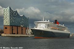 Elbphilharmonie und Queen Mary II