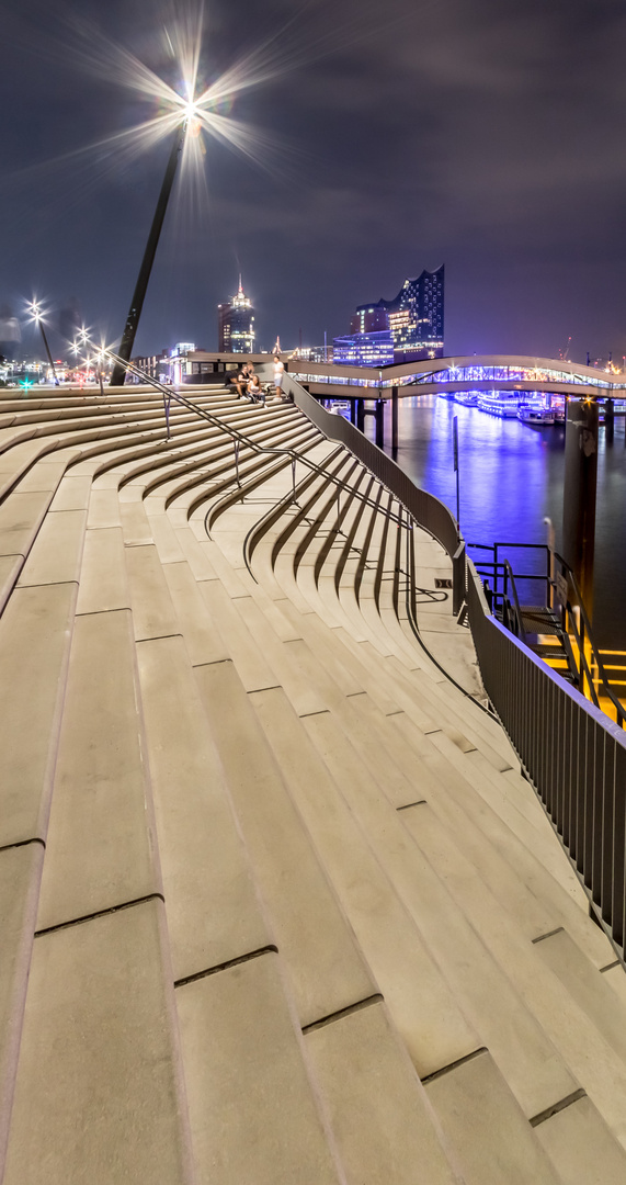 Elbpromenade und Elbphilharmonie in HH