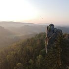 Elbsandstein im Morgenlicht