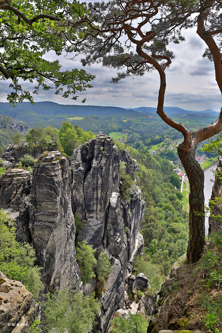 Elbsandsteingebirge.