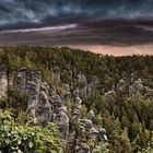 Elbsandsteingebirge bei der Bastei