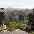 Elbsandsteingebirge, Blick auf Festung Königstein