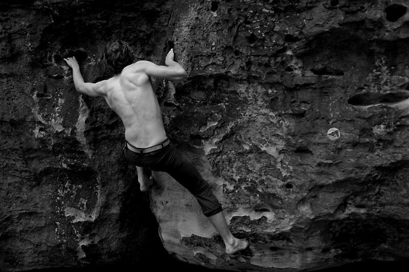 [Elbsandsteingebirge] Einstieg ausbouldern