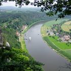 Elbsandsteingebirge / Sächs. Schweiz - Blick von der Bastei