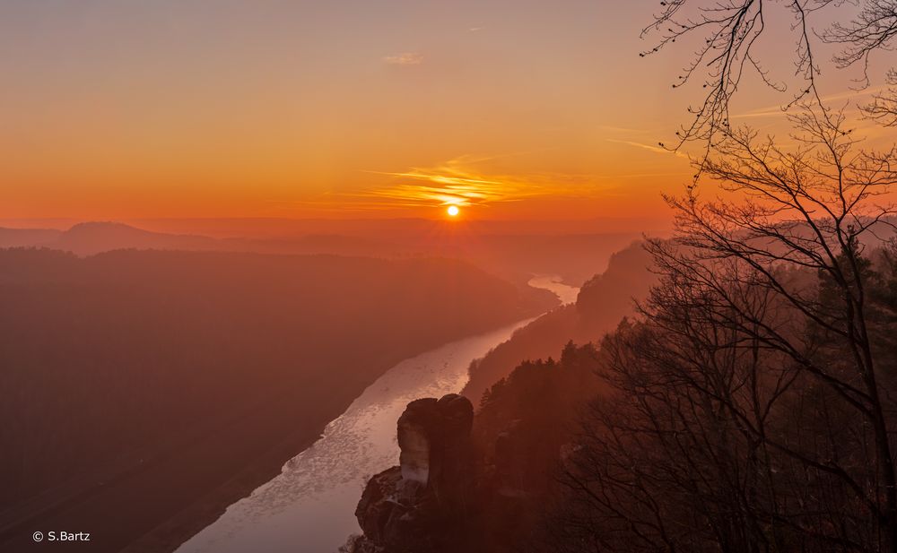 Elbsandsteingebirge - Wintersonne (3)