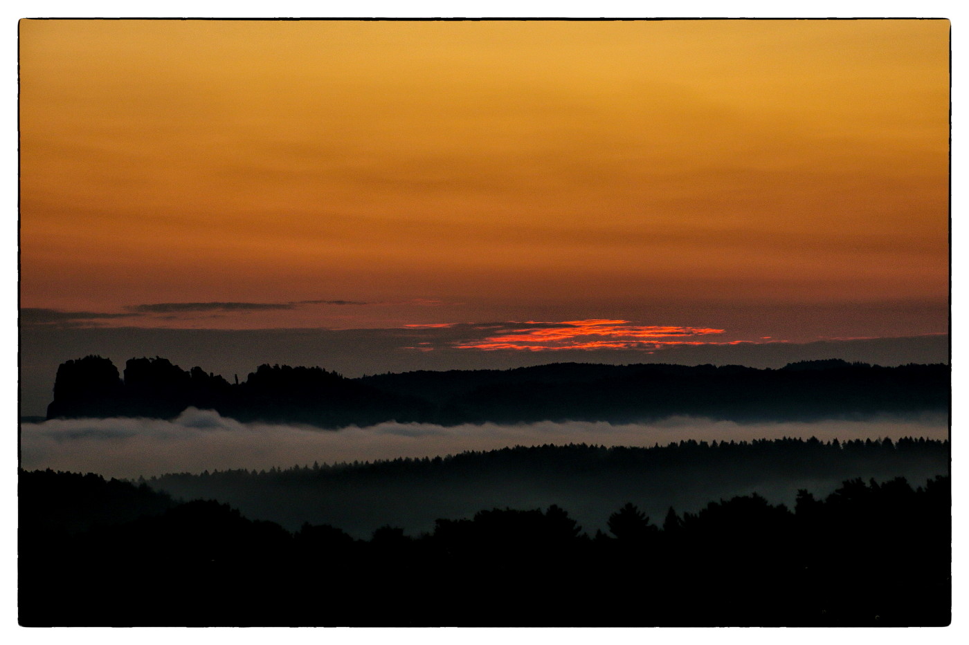 Elbsandsteinmorgen