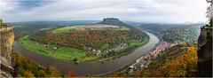 Elbschleife und Lilienstein