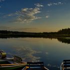 Elbsee im goldenen Licht