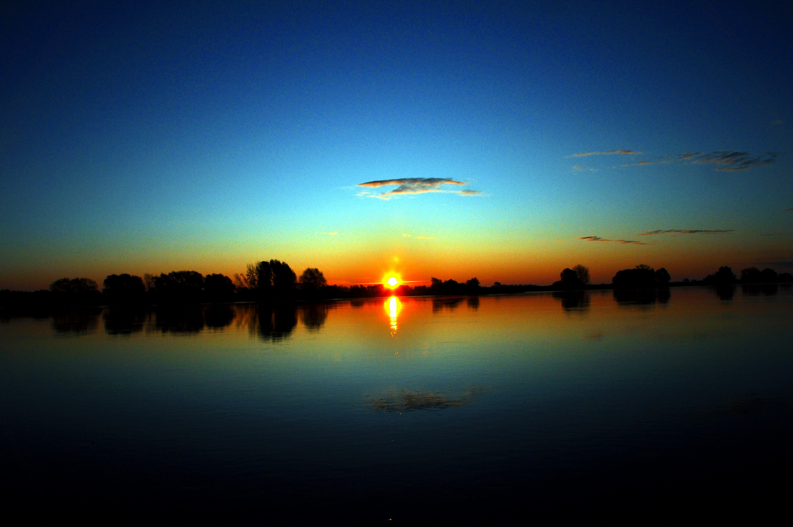 Elbsonnenaufgang Nähe Bleckede