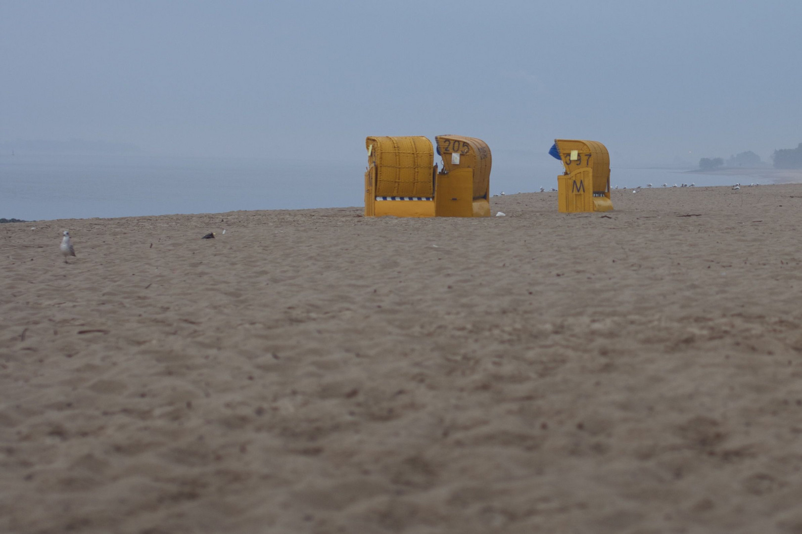 Elbstrand am Morgen