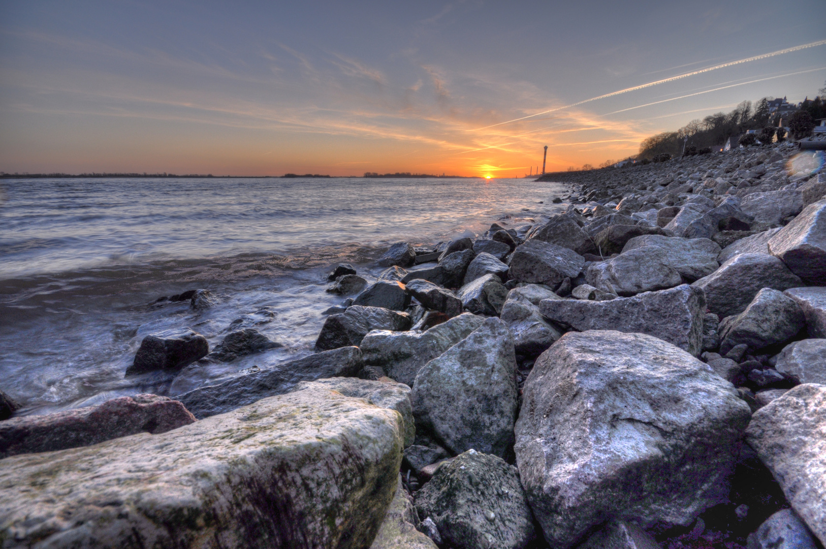 Elbstrand bei Blankenese