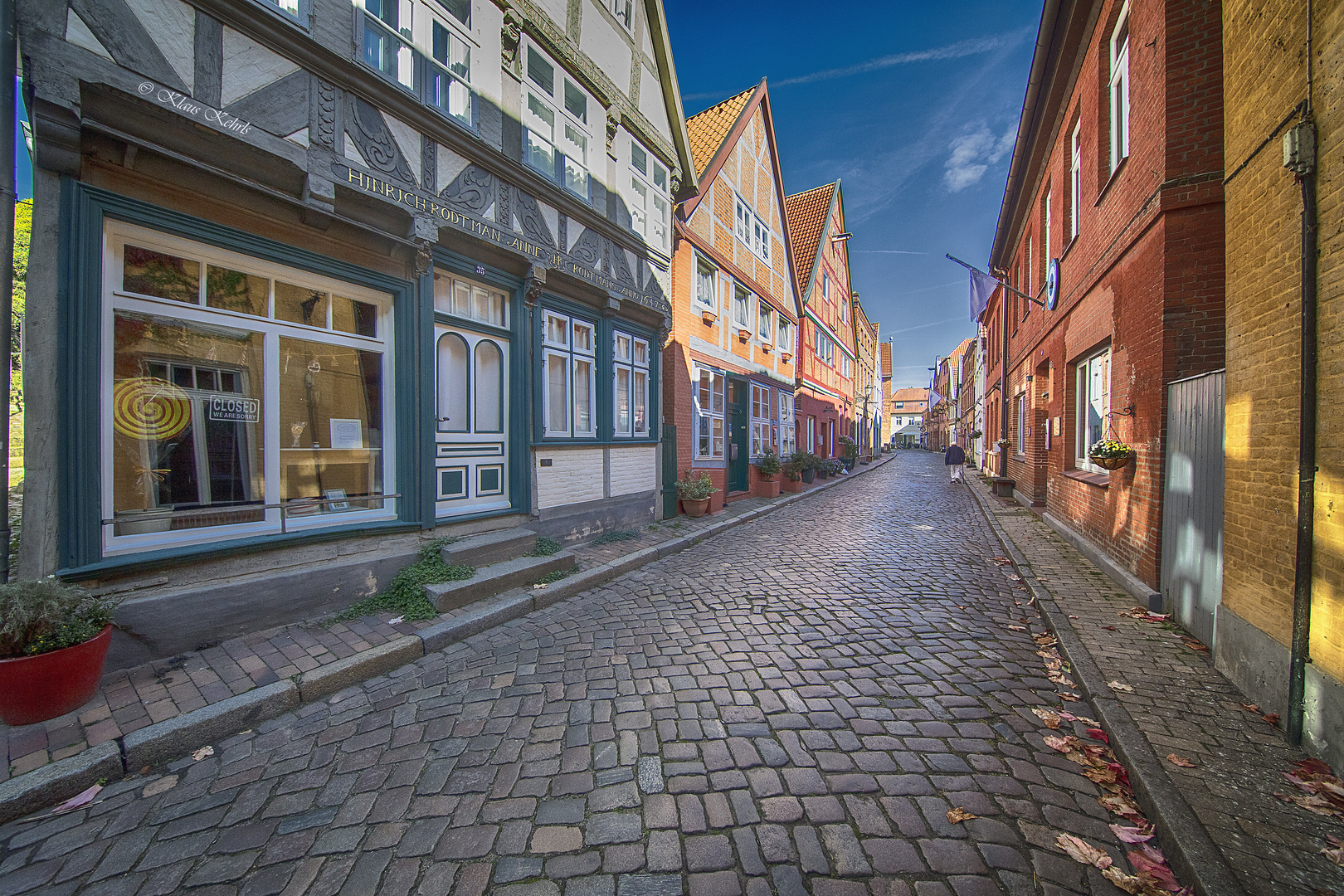 Elbstraße in der Lauenburger Unterstadt