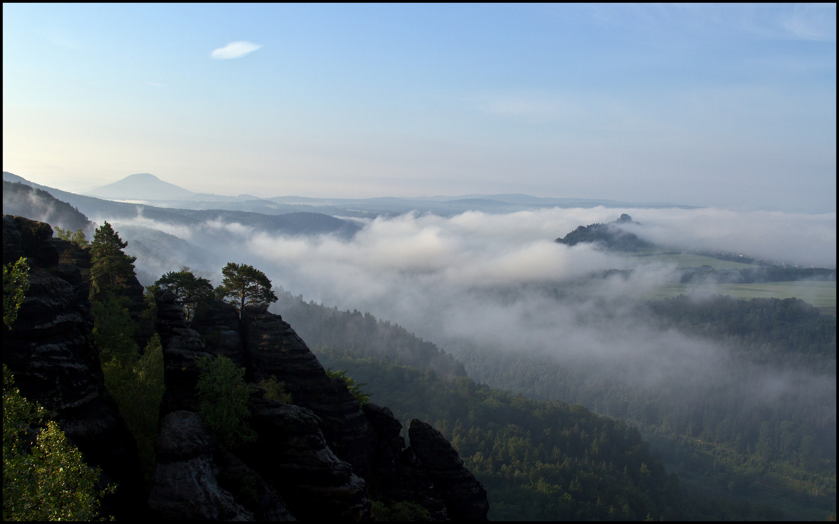 Elbtal am Morgen