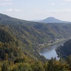 Elbtal im anfänglichen Herbstrausch