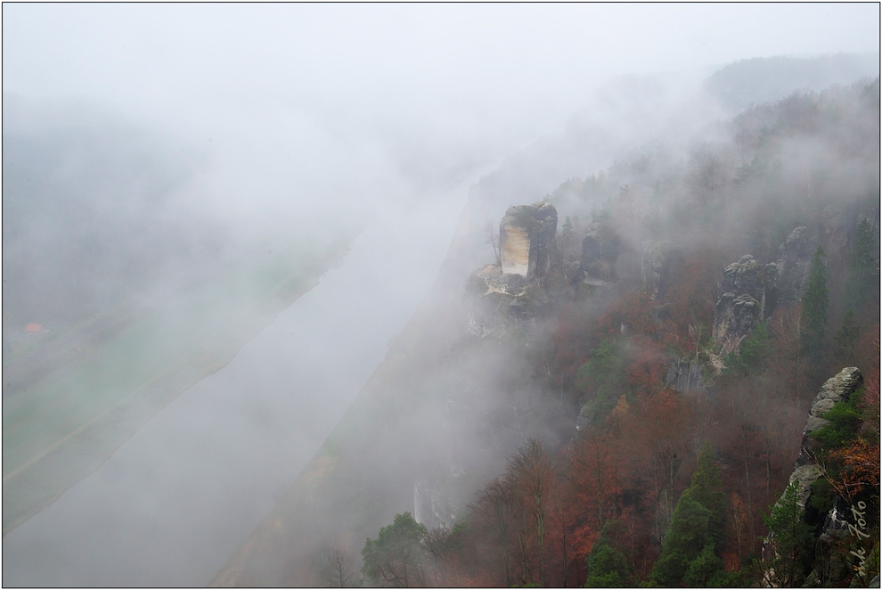 Elbtal von der Bastei