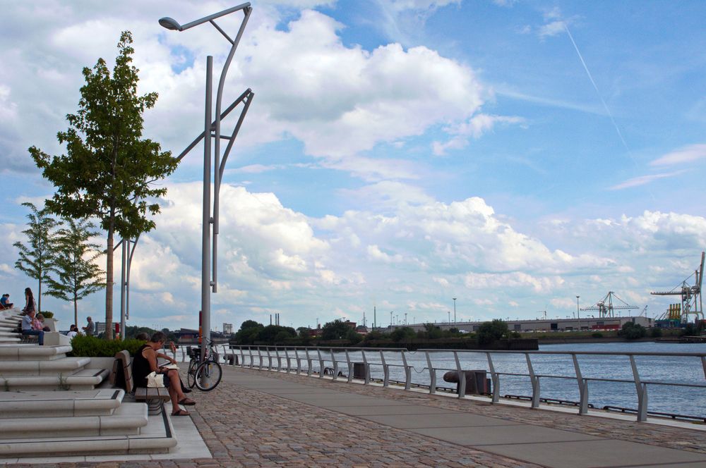 Elbterasse in der Hafencity