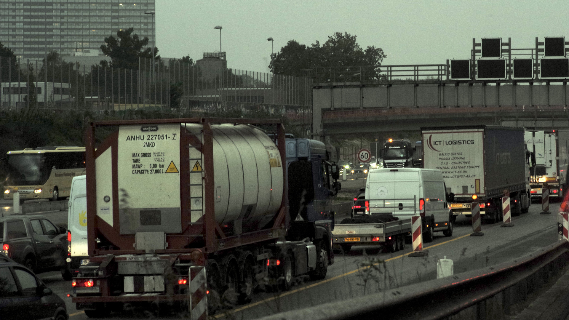 Elbtunnel verstopft