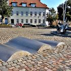 Elbwelle am Markt in Roßlau 