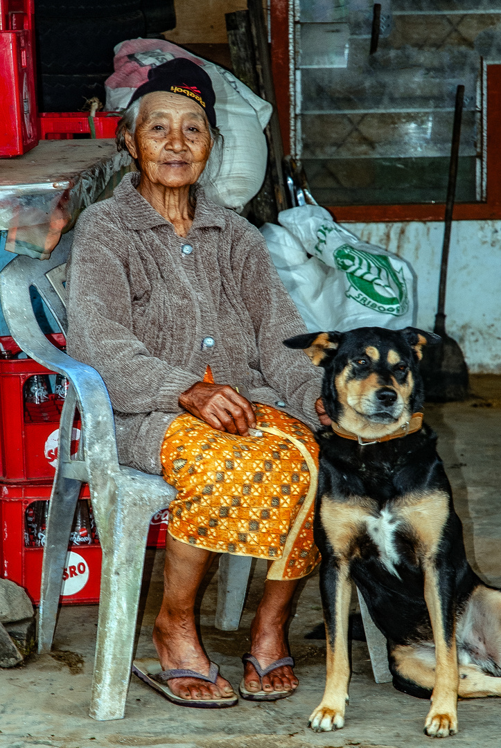 Elder Balinese woman