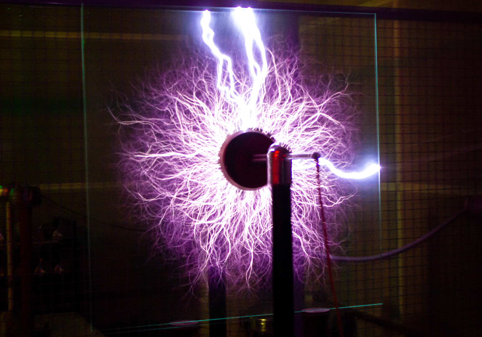 Electric Arc On Glass