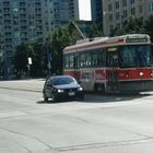 ELECTRIC STREET CARS IN DOWN TOWN TORONTO,CANADA