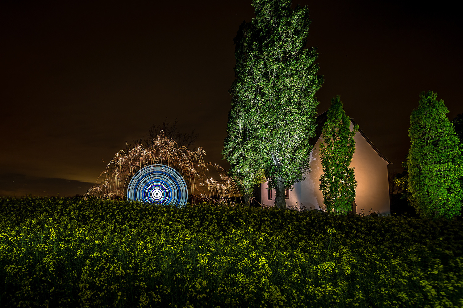 Electrical Movements in the Dark # 249 - Im Rapsfeld bei der Wallfahrtskapelle