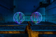 Electrical Movements in the Dark #280 - Two Colored Orbs