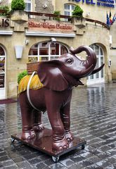 Elefant aus Schokolade