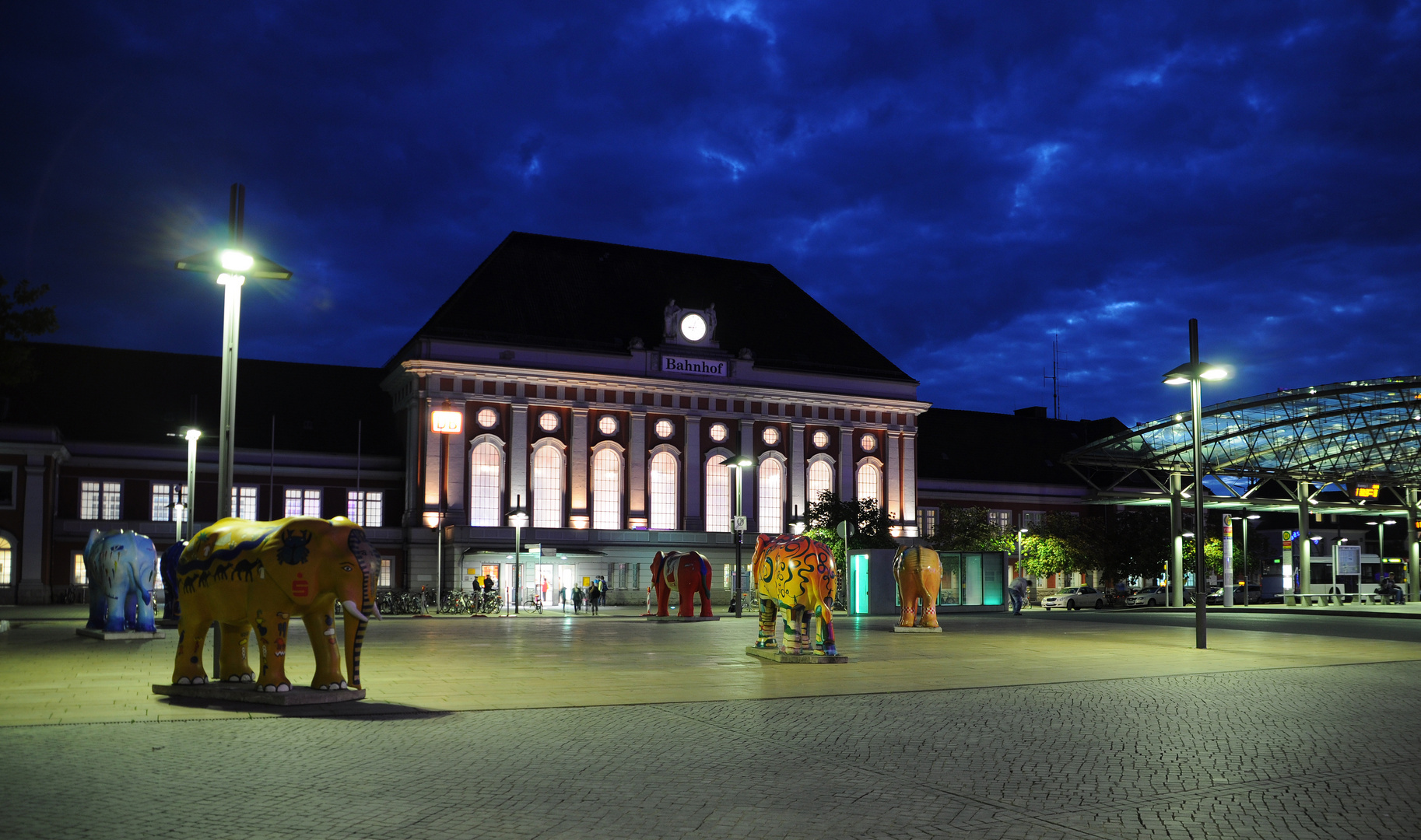 Elefanten-Bahnhof