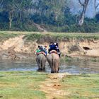 Elefantenreiten im Chitwan Nationalpark in Nepals Süden